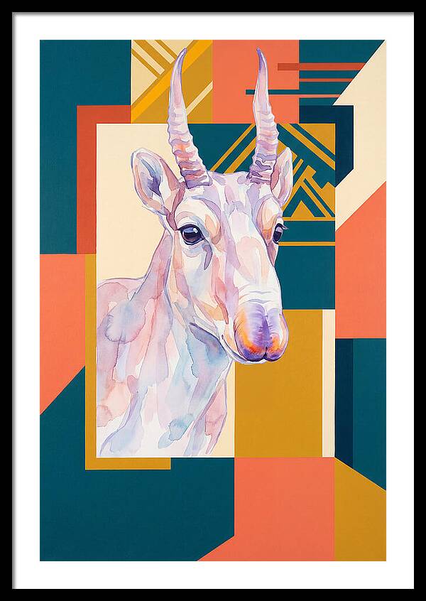 Saiga Antelope Portrait