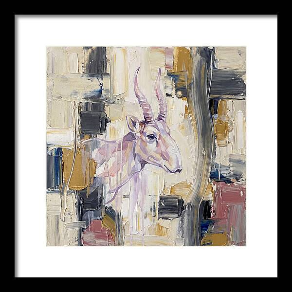 Saiga In Abstract Harmony