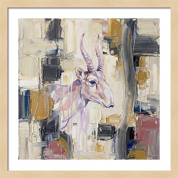 Saiga In Abstract Harmony