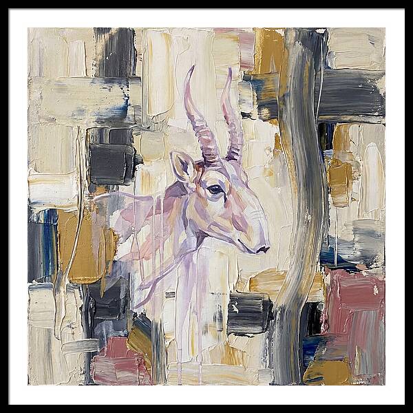 Saiga In Abstract Harmony