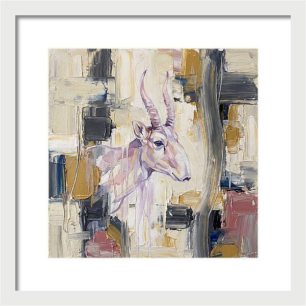 Saiga In Abstract Harmony