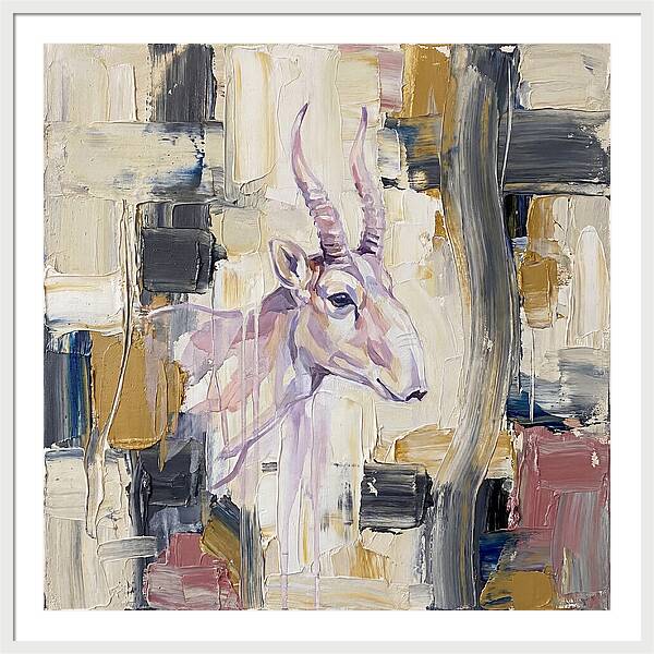 Saiga In Abstract Harmony