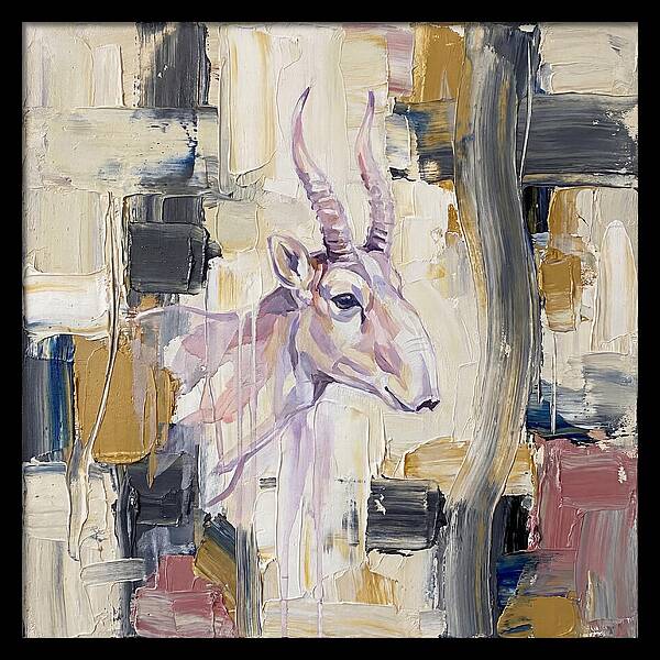 Saiga In Abstract Harmony