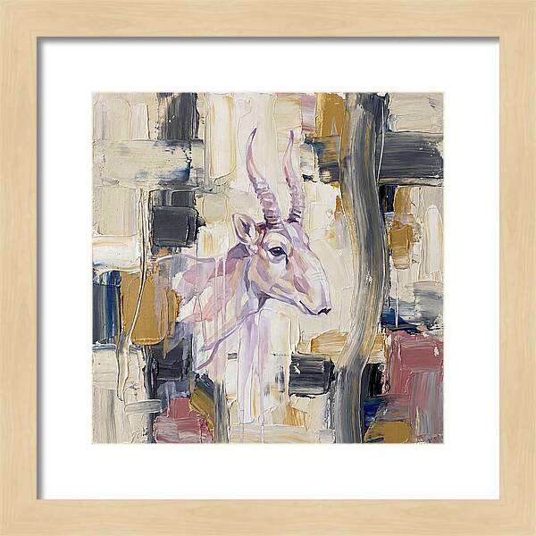 Saiga In Abstract Harmony