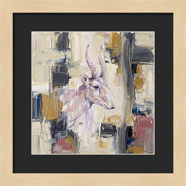 Saiga In Abstract Harmony