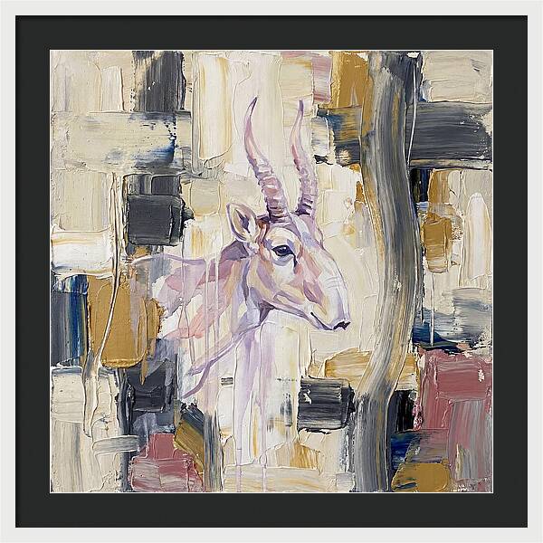 Saiga In Abstract Harmony