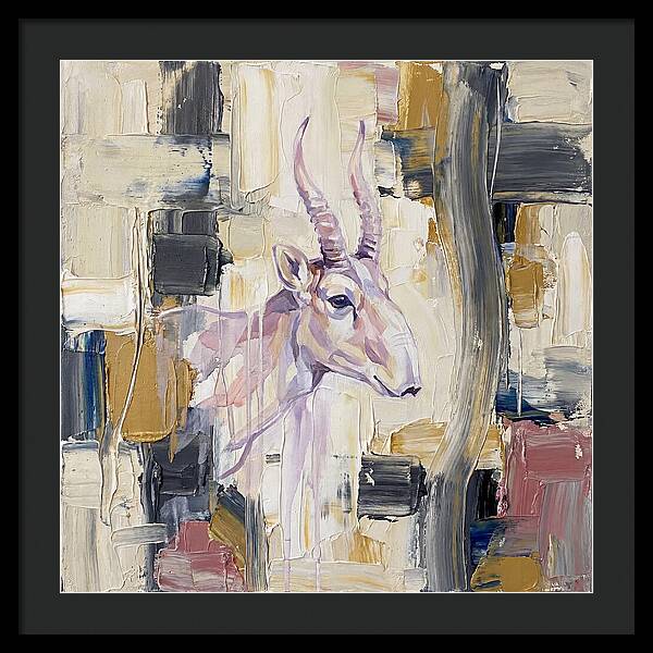 Saiga In Abstract Harmony