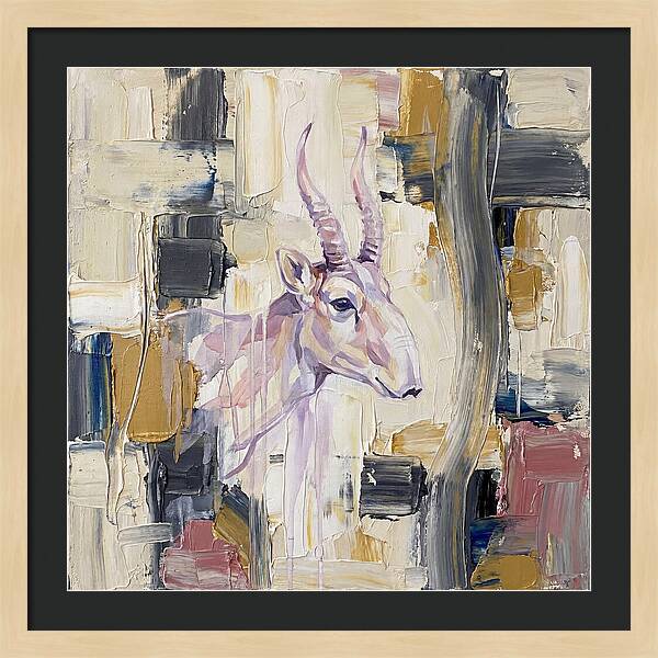 Saiga In Abstract Harmony