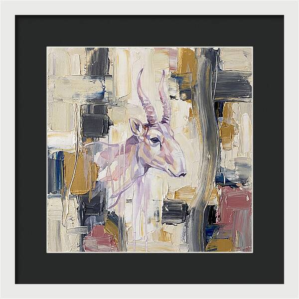 Saiga In Abstract Harmony