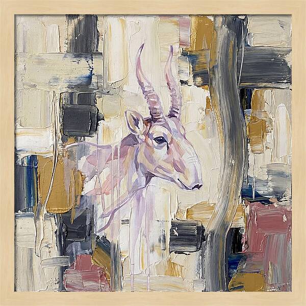 Saiga In Abstract Harmony