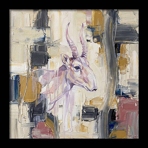 Saiga In Abstract Harmony