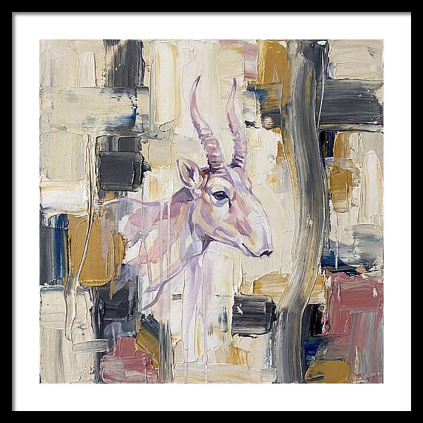 Saiga In Abstract Harmony
