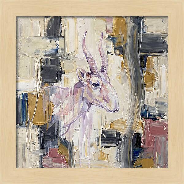 Saiga In Abstract Harmony