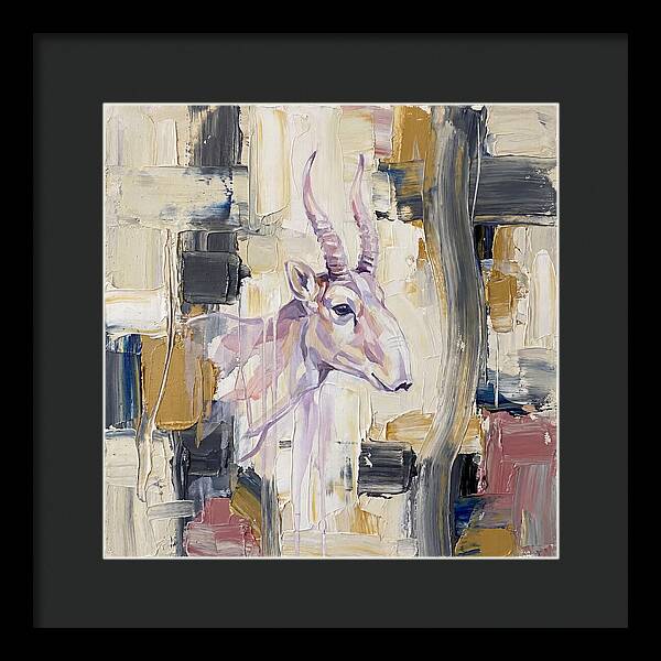 Saiga In Abstract Harmony