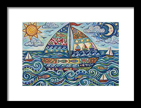 Sailboat Adventure In Color