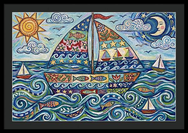 Sailboat Adventure In Color