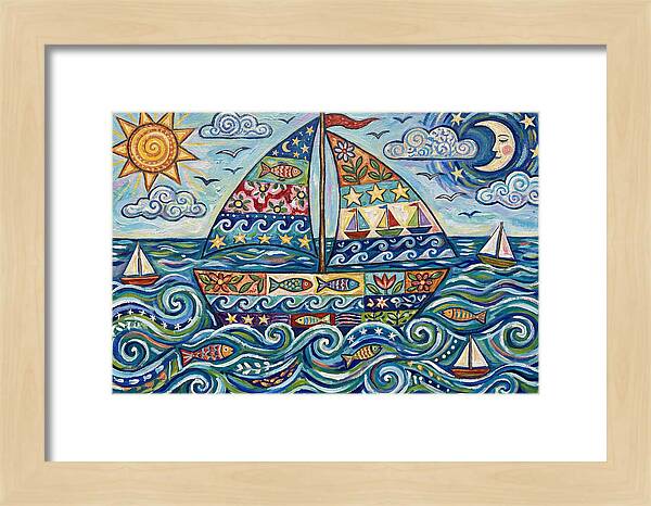 Sailboat Adventure In Color