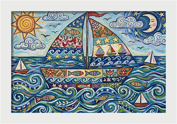 Sailboat Adventure In Color