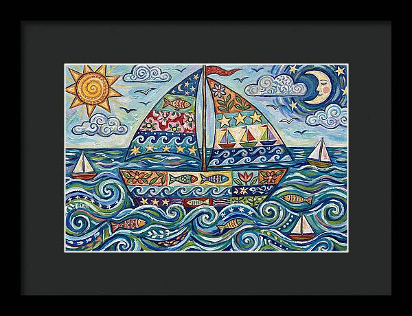 Sailboat Adventure In Color