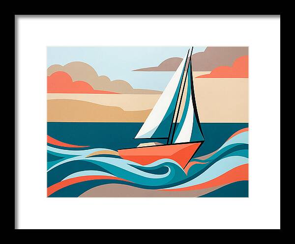 Sailboat Serenity On The Ocean