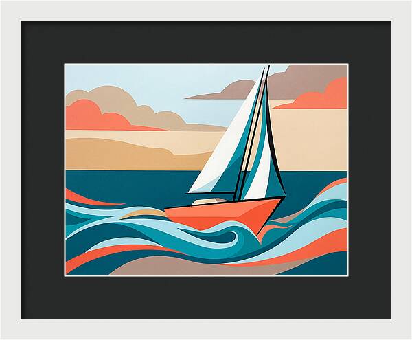 Sailboat Serenity On The Ocean