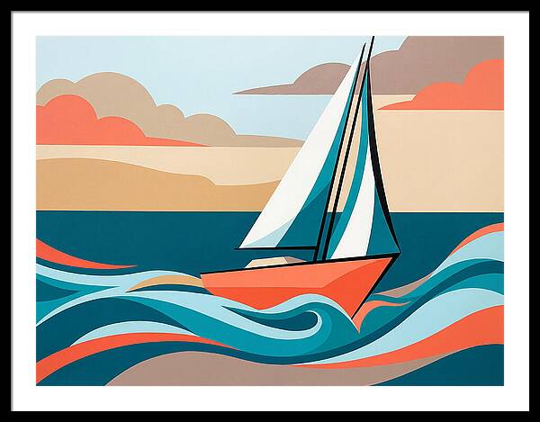 Sailboat Serenity On The Ocean