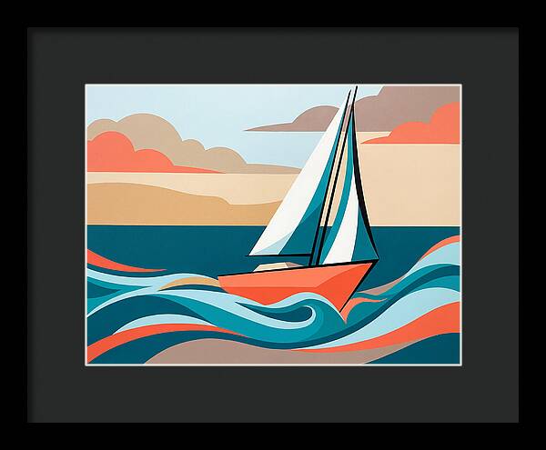 Sailboat Serenity On The Ocean