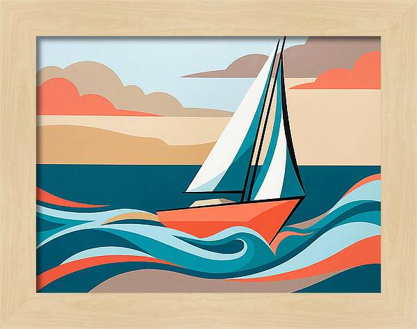 Sailboat Serenity On The Ocean