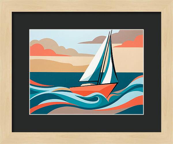 Sailboat Serenity On The Ocean