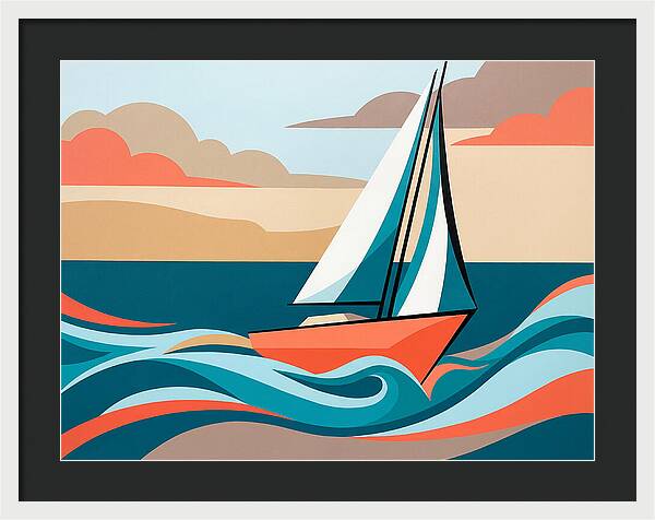 Sailboat Serenity On The Ocean