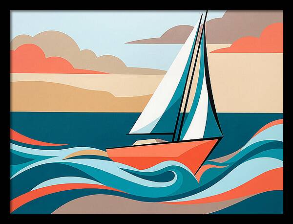 Sailboat Serenity On The Ocean