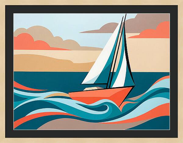 Sailboat Serenity On The Ocean