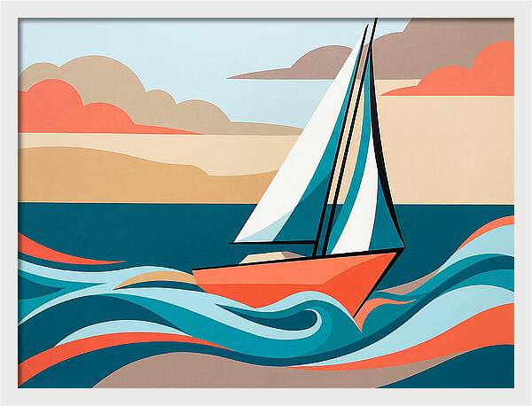 Sailboat Serenity On The Ocean