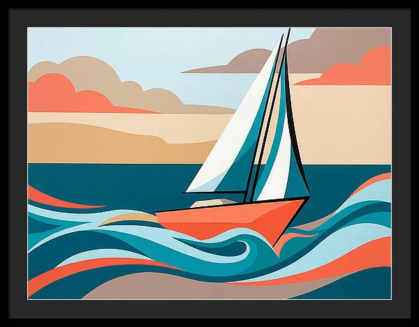 Sailboat Serenity On The Ocean