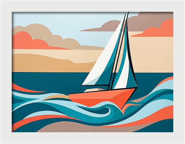 Sailboat Serenity On The Ocean