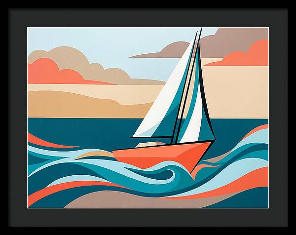 Sailboat Serenity On The Ocean