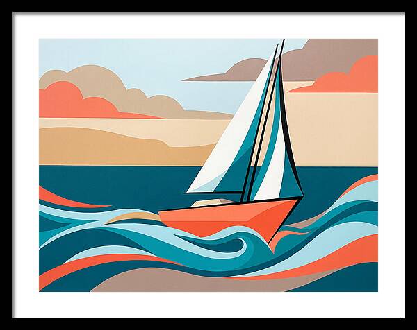 Sailboat Serenity On The Ocean