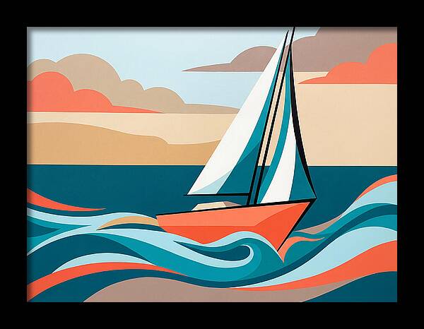 Sailboat Serenity On The Ocean