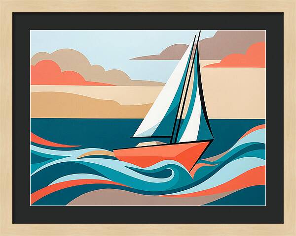 Sailboat Serenity On The Ocean