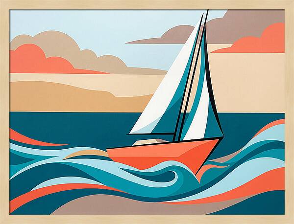 Sailboat Serenity On The Ocean
