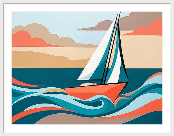 Sailboat Serenity On The Ocean