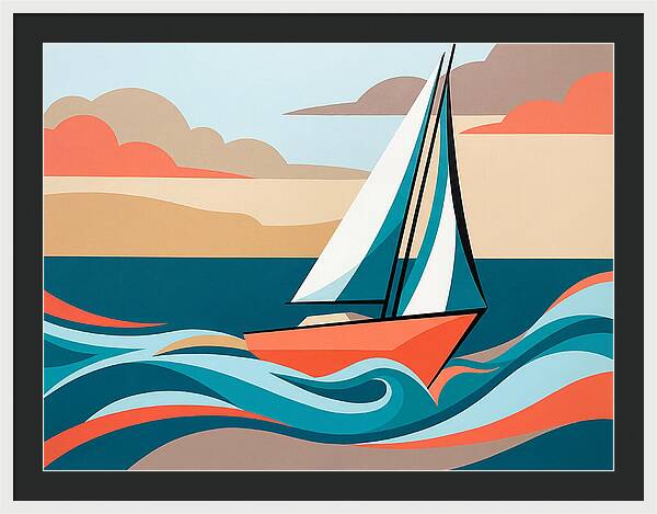 Sailboat Serenity On The Ocean