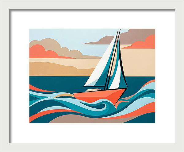 Sailboat Serenity On The Ocean