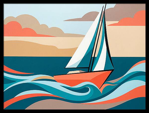 Sailboat Serenity On The Ocean