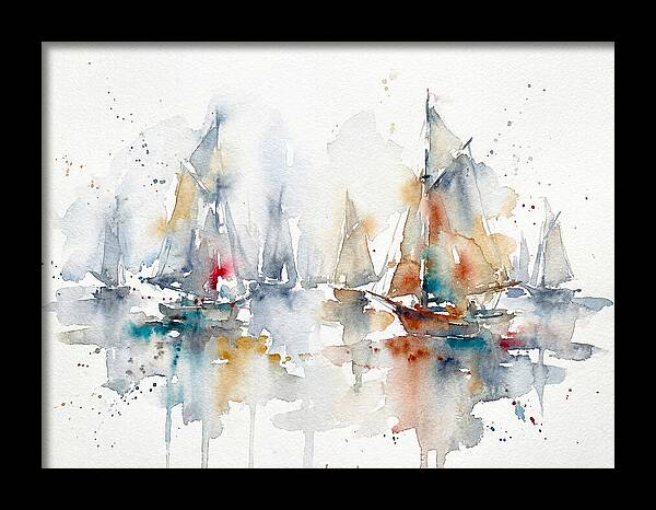 Sailboats Gliding Through Serenity