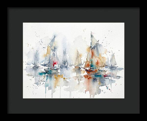 Sailboats Gliding Through Serenity