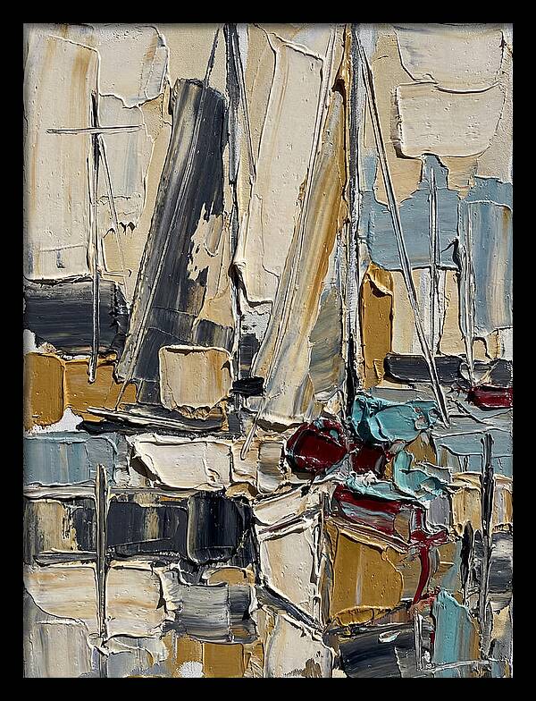 Sailboats In Harbor