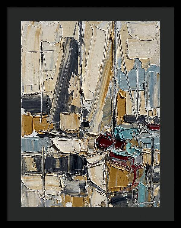 Sailboats In Harbor