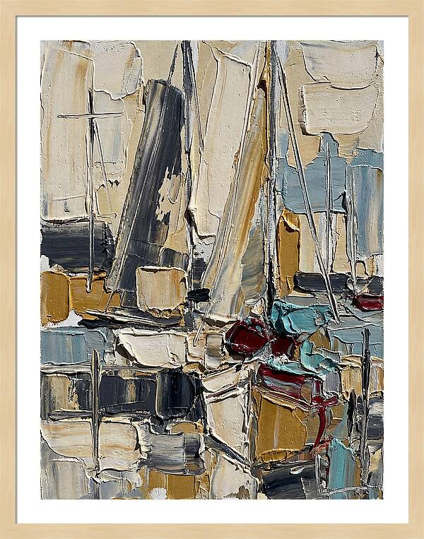 Sailboats In Harbor