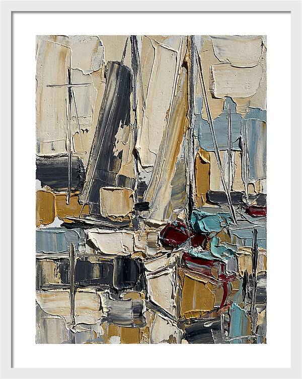 Sailboats In Harbor
